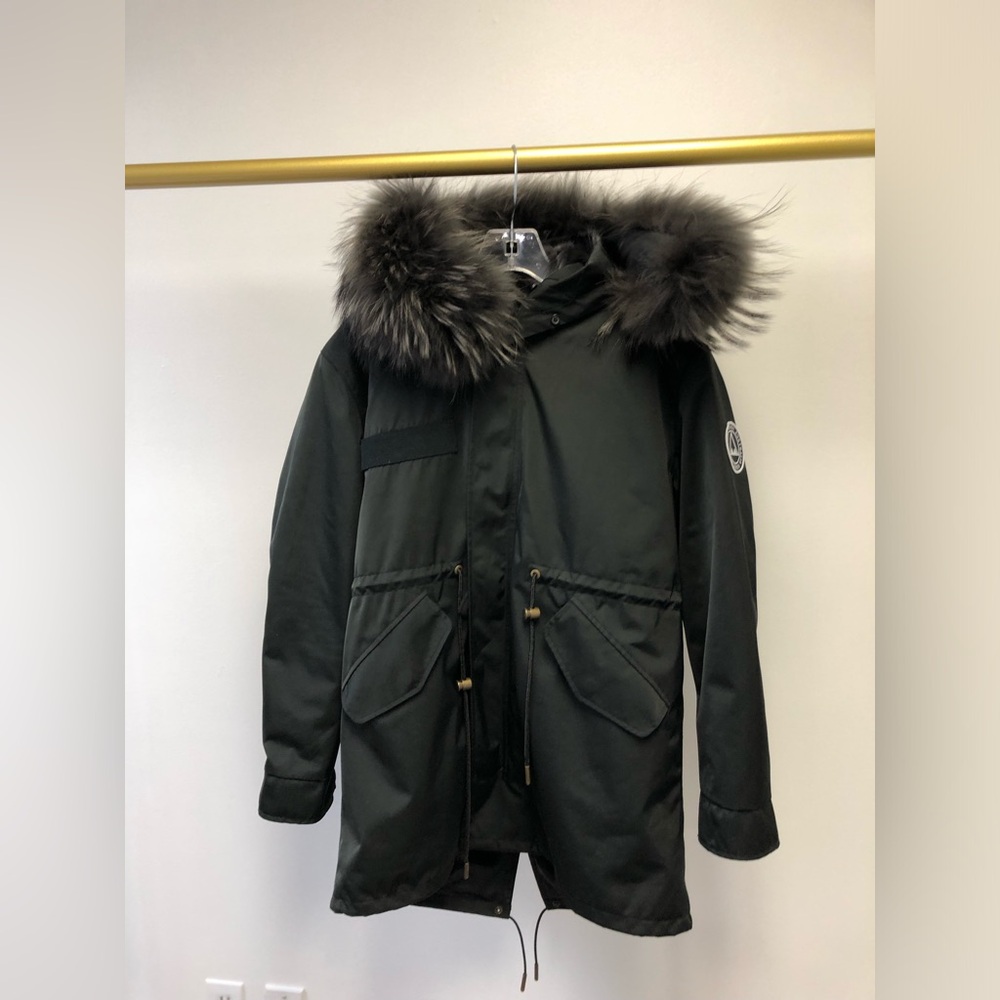 EDGII Australia Black Parka Jacket